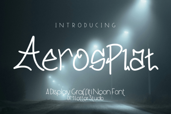 Aerosplat: A High-Energy Display Font for Bold Digital Branding