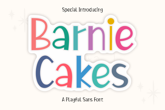 Barnie Cakes Font: The Playful Display Typeface That Makes Joy Instantly Readable