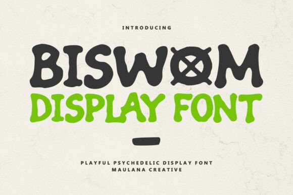 Biswom: A Vibrant Display Font That Elevates Real Small Business Branding