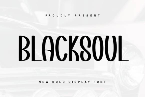 Blacksoul: A Handwritten Display Font That Makes Your Headlines Feel Human
