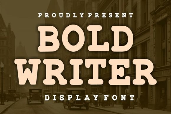 Bold Writer: A Display Font That Makes Your Brand Feel Timeless