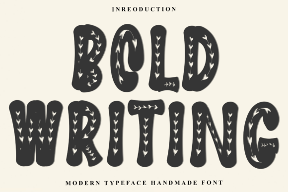 Bold Writing: A Friendly Display Font for Small Business Branding