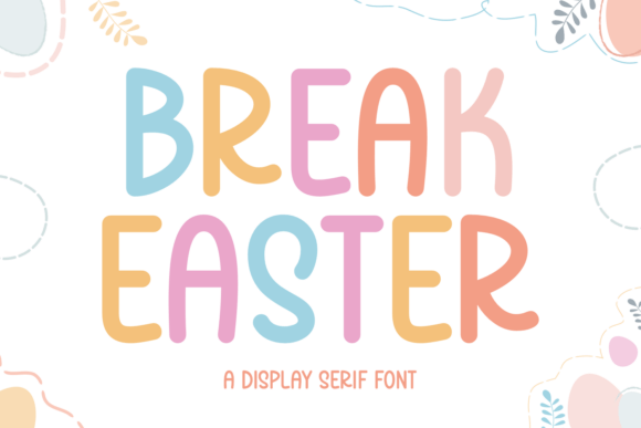 Break Easter: A Playful Display Font for Scroll-Stopping Campaigns