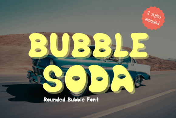 Bubble Soda: A Playful Rounded Display Font for Brand Personality