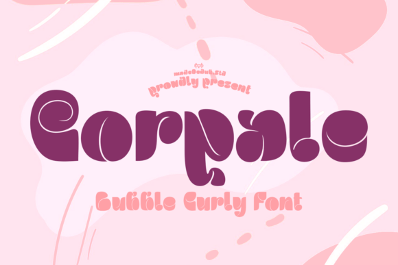 Corpale: A Bubble Curly Display Font for Handmade Charm