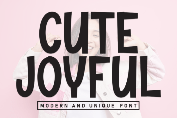 Cute Joyful: A Display Font That Breathes Warmth Into Editorial Layouts