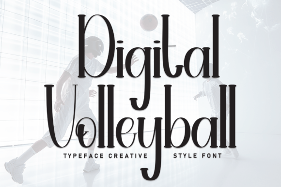 Digital Volleyball: A Warm, Handwritten Display Font for Digital Brands