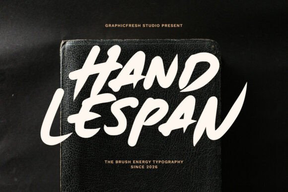 Hand Lespan: A Bold, Energetic Display Font for Handmade Makers