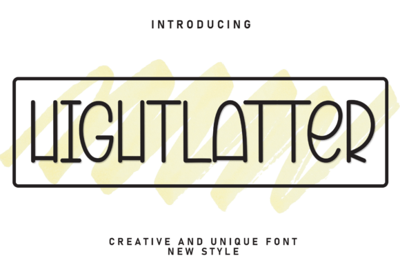 Hightlatter: A Hand-Drawn Display Font with Editorial Warmth