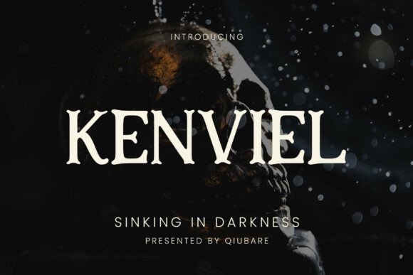 Kenviel: A Gothic Serif Display Font for Bold Campaign Moments