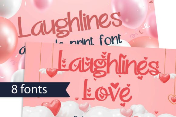 Laughlines Font: A Cheerful Display Typeface for Scroll-Stopping Campaigns