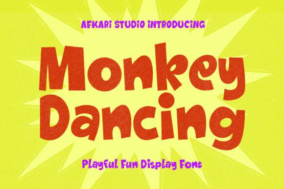 Monkey Dancing Font: A Playful Display Typeface Review