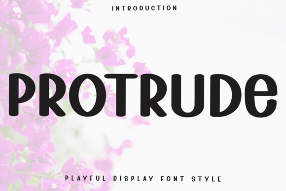 Protrude: A Festive Display Font for Scroll-Stopping Campaigns