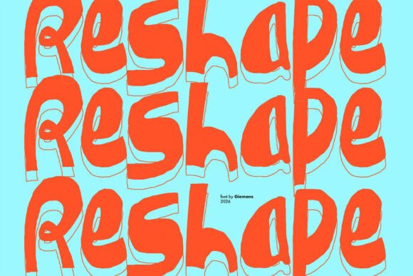 Reshape: A Liquid Display Typeface for Editorial Moments