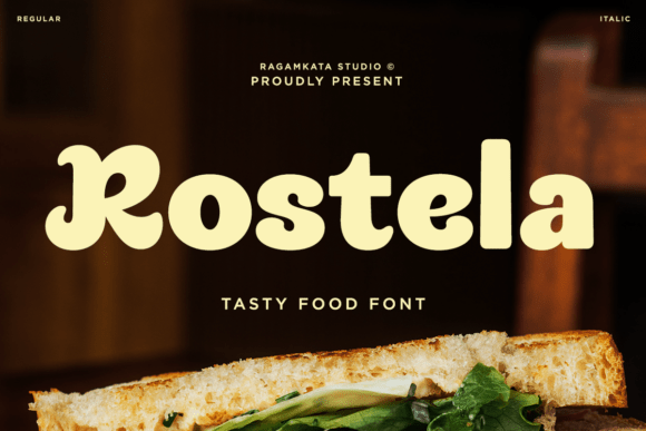 Rostela: A Playful Display Font That Makes Your Brand Feel Like Home