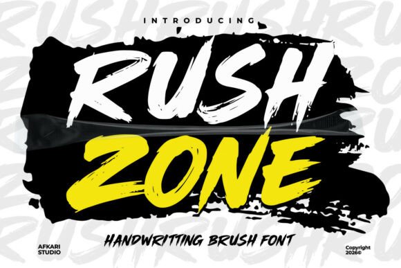 Rush Zone: A Bold Handwriting Font for Digital Impact