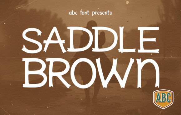 Saddle Brown: A Western-Inspired Display Typeface for Editorial Impact