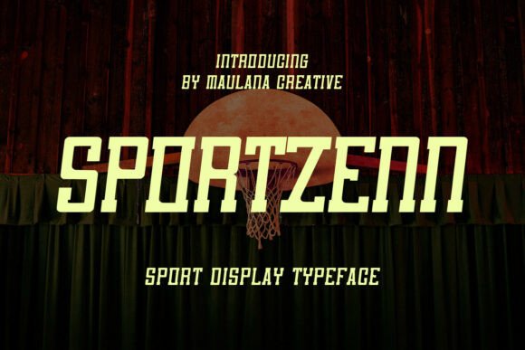 Sportzenn: A Bold Display Font for Confident Branding