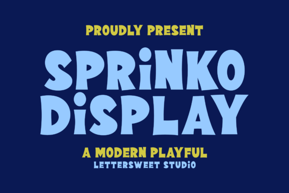 Sprinko: A Playful Display Font for Joyful Digital Experiences