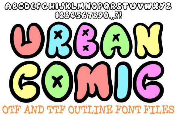 Urban Comic: A Display Font That Makes Your Headlines Pop