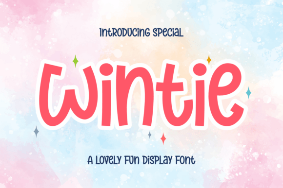 Wintie: A Friendly, Energetic Display Font for Small Business Brands